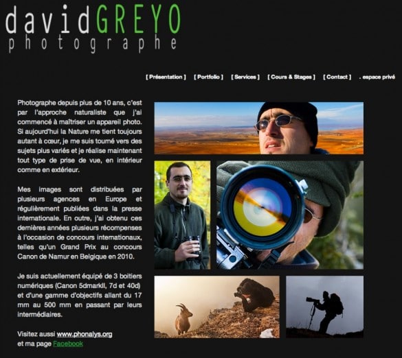 site internet david greyo