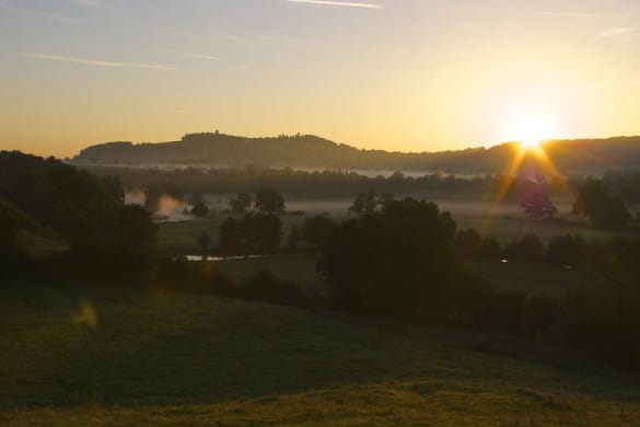 paysage aube